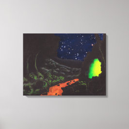 Grotte luminescente : toile Imprimer Taille standa