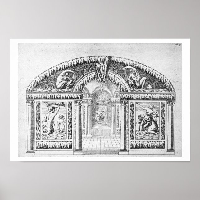 Grotto Design aus "The Gardens of Wilton", publizi Poster (Vorne)
