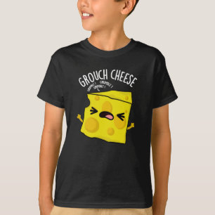 Grou-Käse Funny Cheese Pun Dark BG T-Shirt