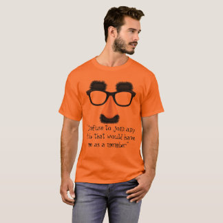 Groucho Marx Verein-T - Shirt - Groucho Gläser