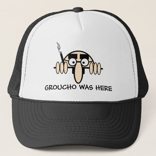 Groucho war hier truckerkappe (Vorderseite)