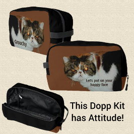 Grouchy Grumpy Cat Exotic Kurz haar Persian Waschbeutel