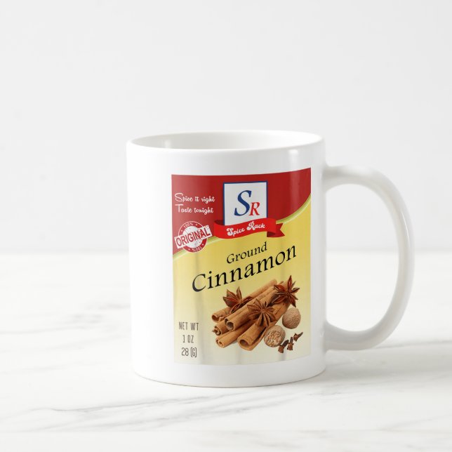Ground Cinnamon Sce Konditorei Kostüm Kaffeetasse (Rechts)