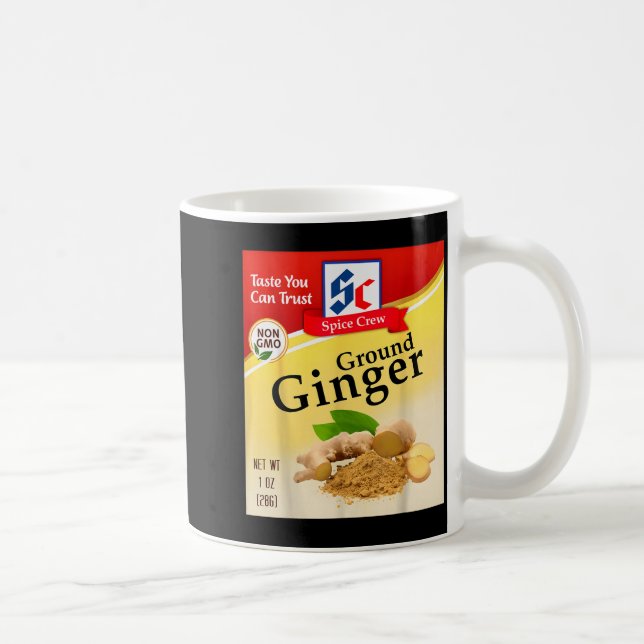 Ground Ginger Condiment Costume Holiday Sce Costum Kaffeetasse (Rechts)