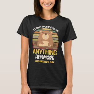 Groundhog Day 2022 Vintager Groundhog Geburtstag T-Shirt