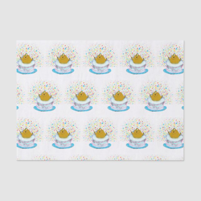 Groundhog Day Birthday Seidenpapier (Vorderseite)
