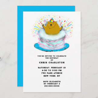 Groundhog Day Februar Geburtstagsparty Einladung