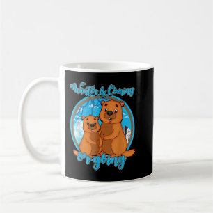 Groundhog Day für Phil Punxsutawney Winter oder Sp Kaffeetasse