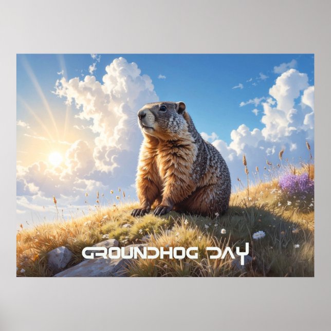 GROUNDHOG DAY POSTER (Vorne)
