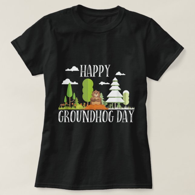 Groundhog Day Shirt Funny Groundhog Day Winter ode (Design vorne)