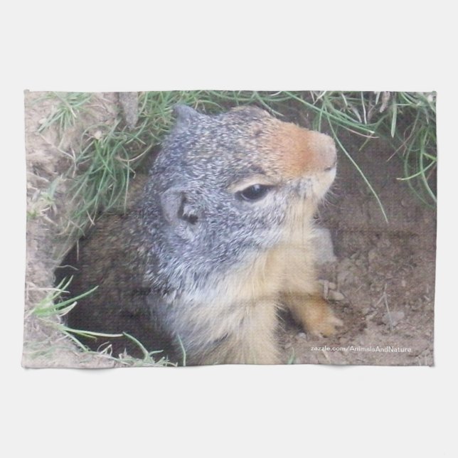 Groundhog Geschirrtuch (Horizontal)