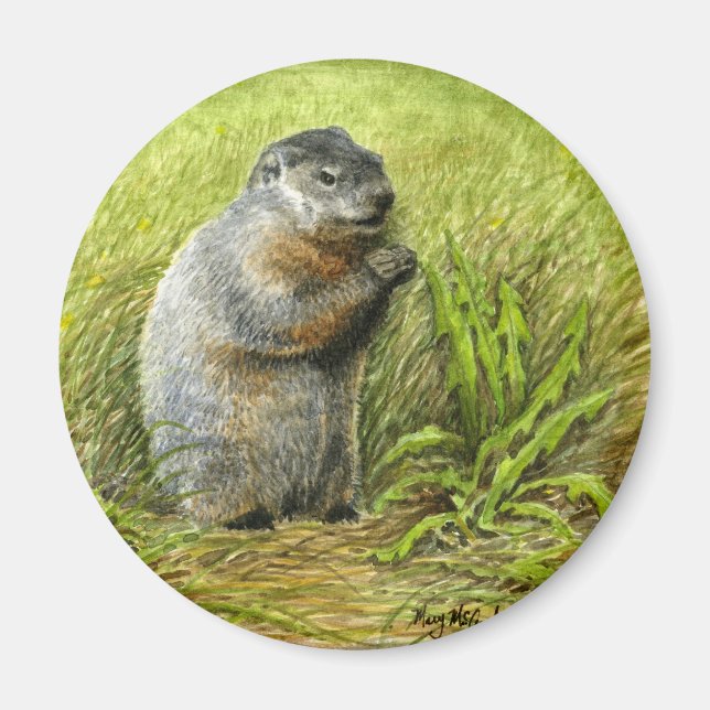 Groundhog Magnet (Vorne)