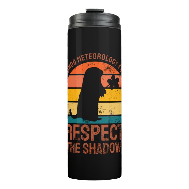 Groundhog Meteorologie Est. 1887 Thermosbecher (Vorderseite)