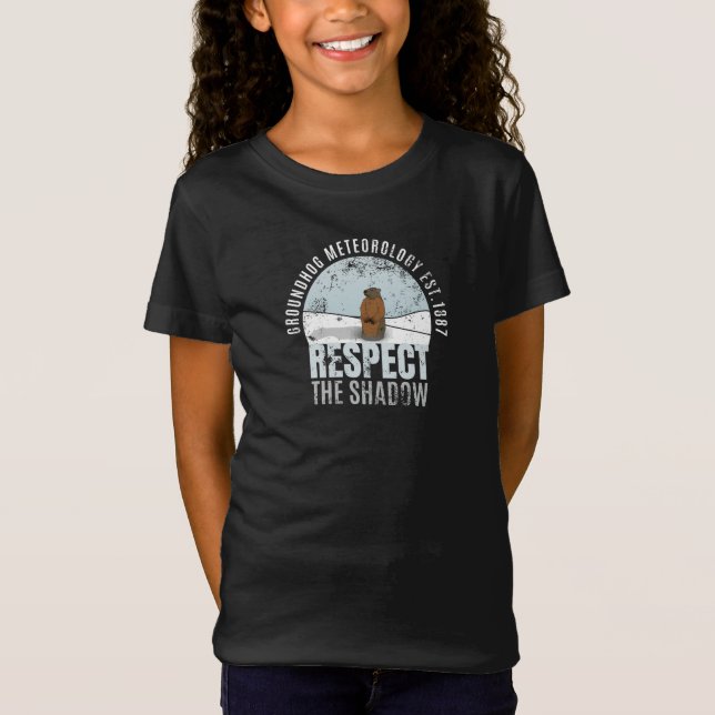 Groundhog Meteorologie respektiert den SchattenT - T-Shirt (Vorderseite)