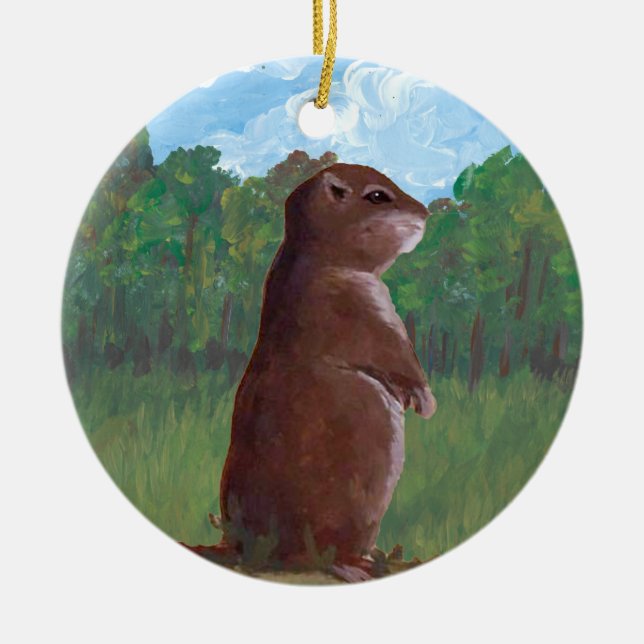 Groundhog Ornament (Vorne)