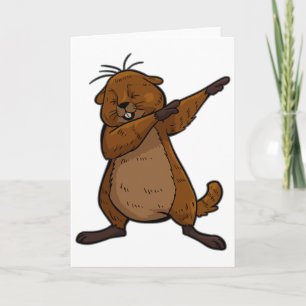Groundhog Shirt Funny Dab Dance Christmas T Shirt Karte