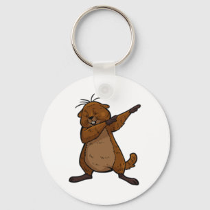 Groundhog Shirt Funny Dab Dance Christmas T Shirt Schlüsselanhänger
