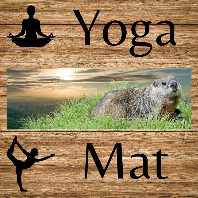 Groundhog Sunrise Yoga Mat Yogamatte (Von Creator hochgeladen)