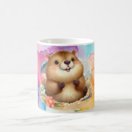 Groundhog Themed Coffee Tasse