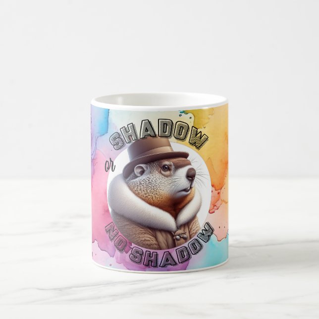 Groundhog Themed Coffee Tasse (Mittel)