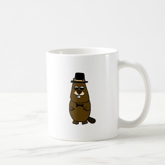 Groundhog verkleidet kaffeetasse (Rechts)