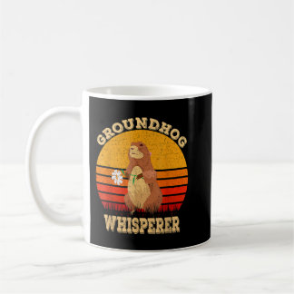 Groundhog Whisperer Funny Ground Hog Day 2020 Happ Kaffeetasse