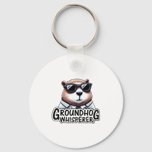 Groundhog-Wisperer-Team Kein Schatten Crew Groundh Schlüsselanhänger