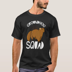 Groundhog Woodchuck Marmot Animal Ground Eichhörnc T-Shirt