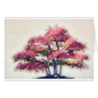 Groupe d'arbres d'érable Painterly de bonsaïs