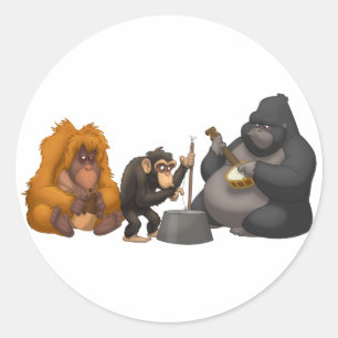 Groupe de Jug des Stickers Apes