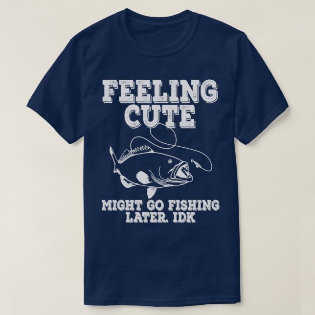 Groupe mit lockerem Gefühl Niedliche mag Go Fische T-Shirt (Design vorne)