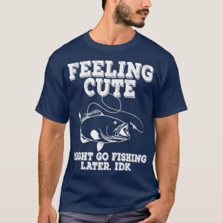 Groupe mit lockerem Gefühl Niedliche mag Go Fische T-Shirt