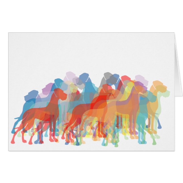Groupe moderne des Great Danes (Devant Horizontal)