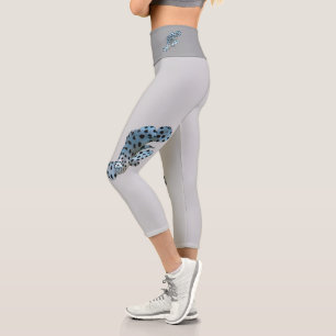 Grouper - Abstraktes Design - Aus einem Foto schne Capri Leggings