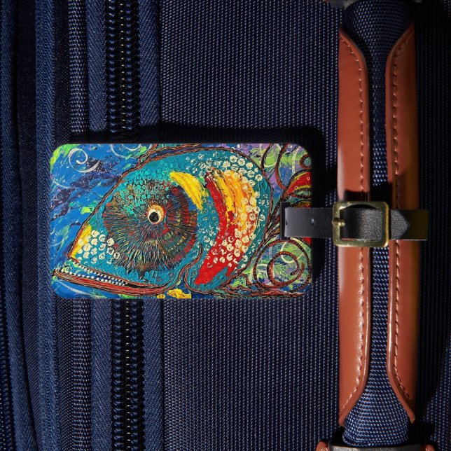 Grouper Luggage Tag Gepäckanhänger (Vorderseite Insitu 4)