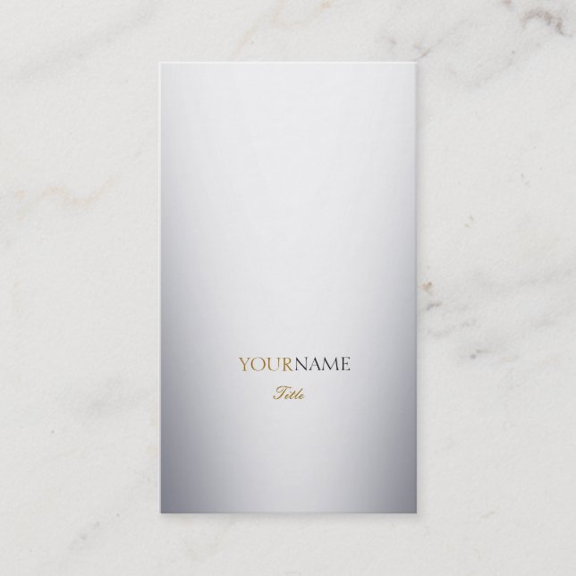 Groupon Metall Visitenkarte (Vorderseite)