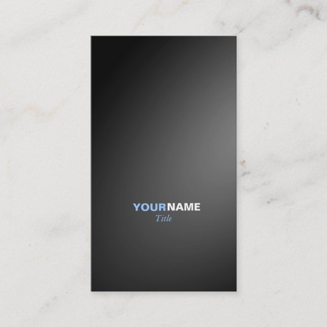 Groupon Noir Visitenkarte (Vorderseite)