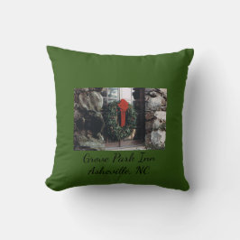 Grove Park Inn Kissen mit Weihnachtsdesign