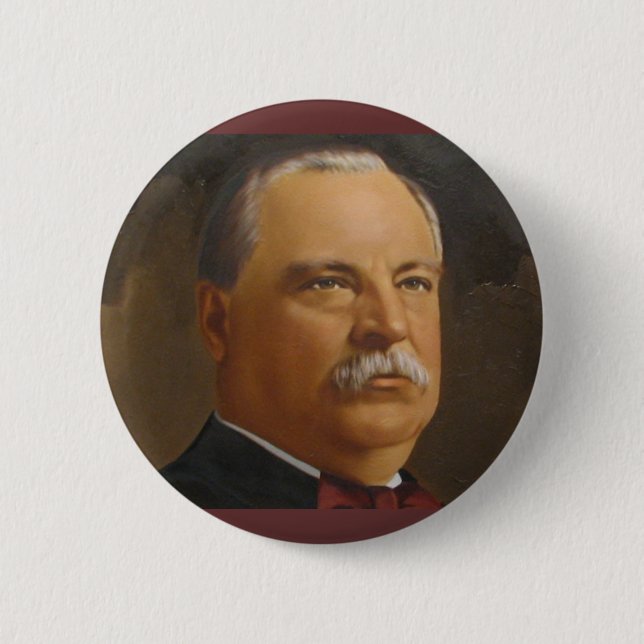 Grover Cleveland 22 &24 Button (Vorderseite)