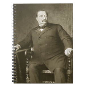 Grover Cleveland-, 22. und 24.präsident von Th UN Notizblock