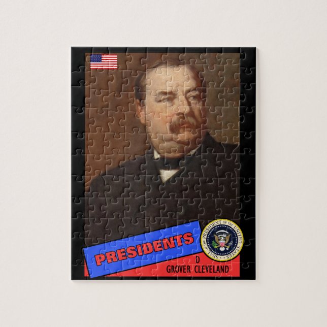 Grover Cleveland Baseball Card (Vertikal)