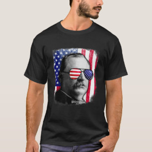 Grover Cleveland US-Flagge 4. Juli T-Shirt