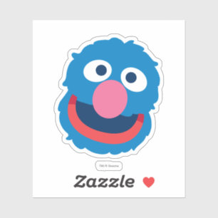Grover Head Aufkleber