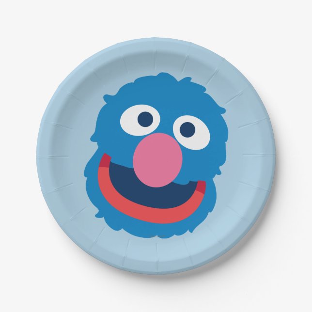 Grover Head Pappteller (Vorderseite)