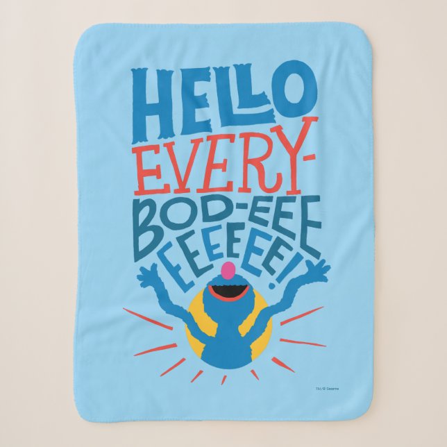 Grover Hello Sherpadecke (Vorderseite)