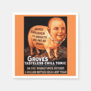 Groves Tonic macht Kinder und Erwachsene fett als Serviette