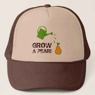 Grow a Pear! lustiger Rebus-Spaß (-mehr Farben) Truckerkappe