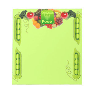 Grow, Eat, Kaufen Sie Bio Notizblock