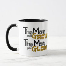 Grow & Glow Tasse – Inspirierendes Zitat
