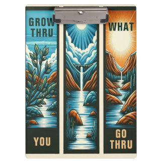Grow Thru, was du wirklich machst Klemmbrett